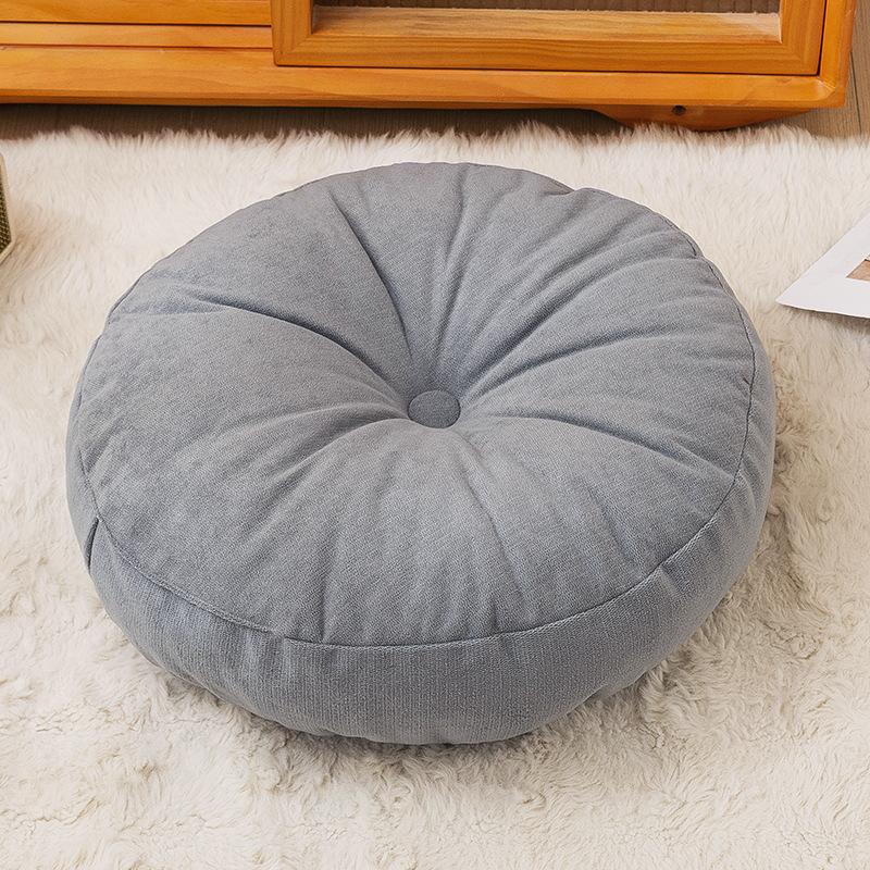 Chenille Round Floor Cushion Seat Pad PP Cotton Filled Meditation Tatami Pillow Soft Thick Chair Sofa Sitting Cushion
