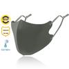 Ice Silk Breathable Sunscreen Mask with Logo - Solid Color, Ear Loop Design
