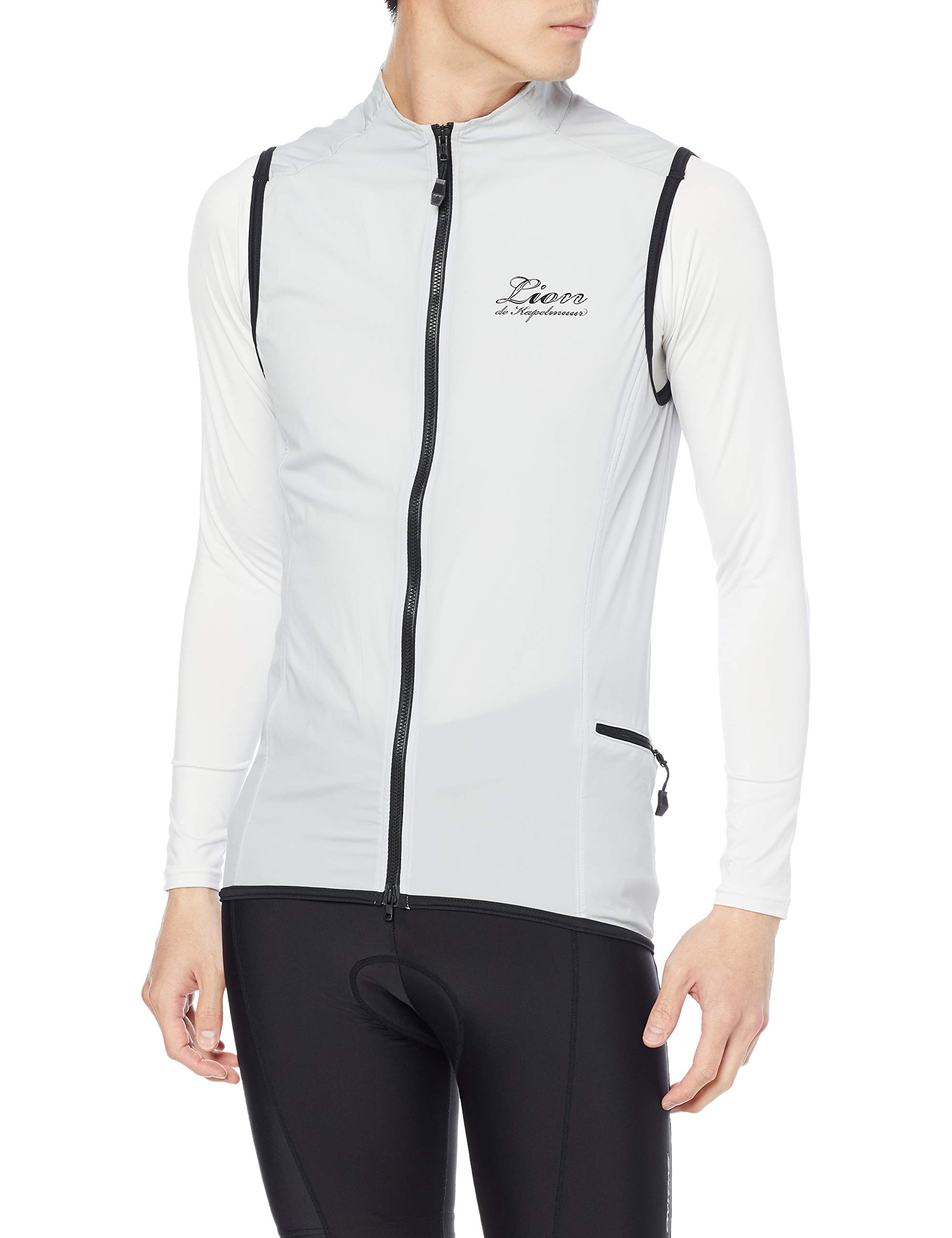 

Lion de Capelmuur Стрейч Ветрозащитный Жилет Жилет, Ветрозащитный, Водоотталкивающий, Компактно складывающийся, Серый, Размер L