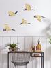 5Pcs Wooden Flying Bird Wall Decor for Living Room Home