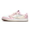 Travis Scott X Air Jordan 1 Travis Scott X AJ1 Low Collaboration Couple DZ4137-700(Team1677- )