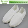 Antistatische weiße PVC-Netzschuhe mit Frottee-Zwischensohle