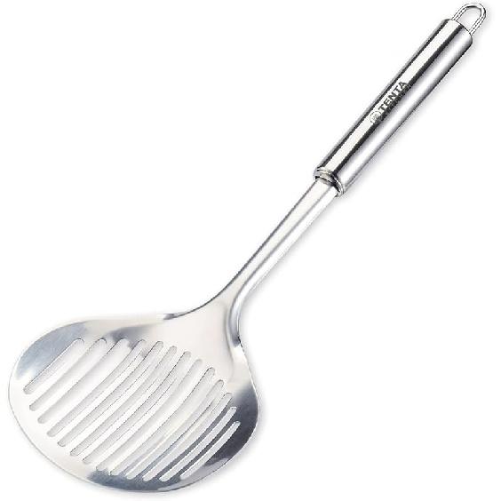 TENTA Kitchen Multi Kitchen Utensil Stainless Steel Cooking Skimmer Slotted Fish Turner Spatula Spoon Colander Drain Water Filter Spoon Hot Pot Scoop Slotted Ladle