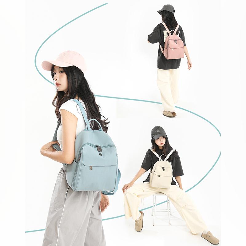 

Nylon Backpack Travel Bag Women s Small Backpack оранжевый