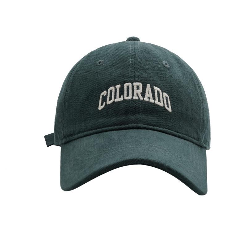Hat female autumn and winter couple street letter embroidery baseball cap cap male