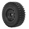 4pcs Professional Plastic Rubber Tire RC Accessory Upgrade Parts Fit for MN86 RC Car