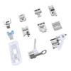 11pcs MultiFunction Zipper Presser Feet Low Shank Type Replacement Presser Foot Home Sewing