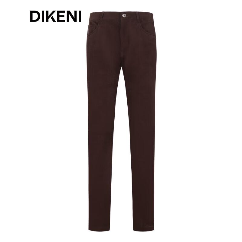 DIKENI Men's Wool-Blend Corduroy Casual Five-Pocket Trousers