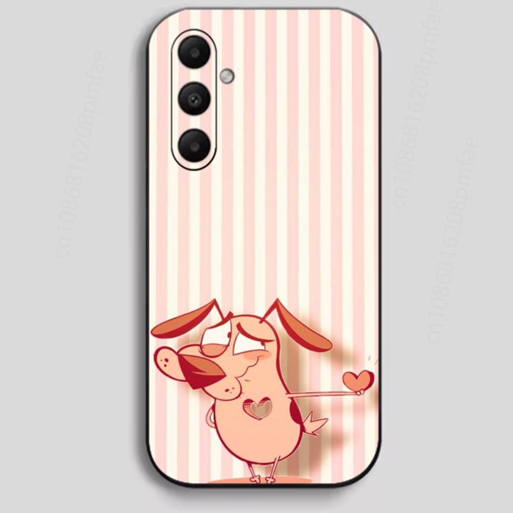 

Courage the Cowardly Dog Phone Case for Samsung Galaxy A73,23,53,33,24,72,22,52,32,54,A34 Soft Cover Samsung A22 4G