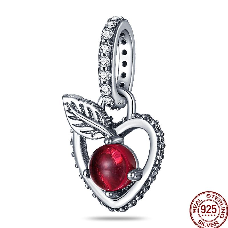 New Copper Avocado Pineapple Coffee Bean Tomato Charm Beads Suitable Fit 3Mm Original Bracelet Diy Jewelry