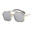 Punk Metal Polygon Sunglasses Men and Women Personality European and American Fashion Sunglasses
