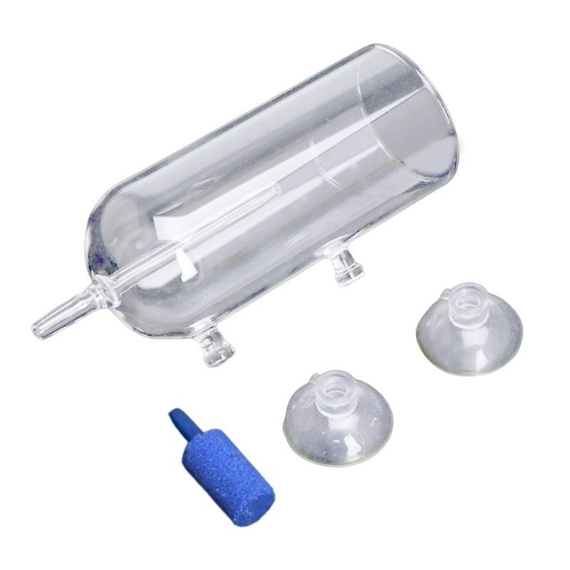New Aquarium Glass CO2 Diffuser Bubble Air Stone Purge Oxygen Aeration Dissolved Oxygen Device for Aquarium Fish Tank Parts S
