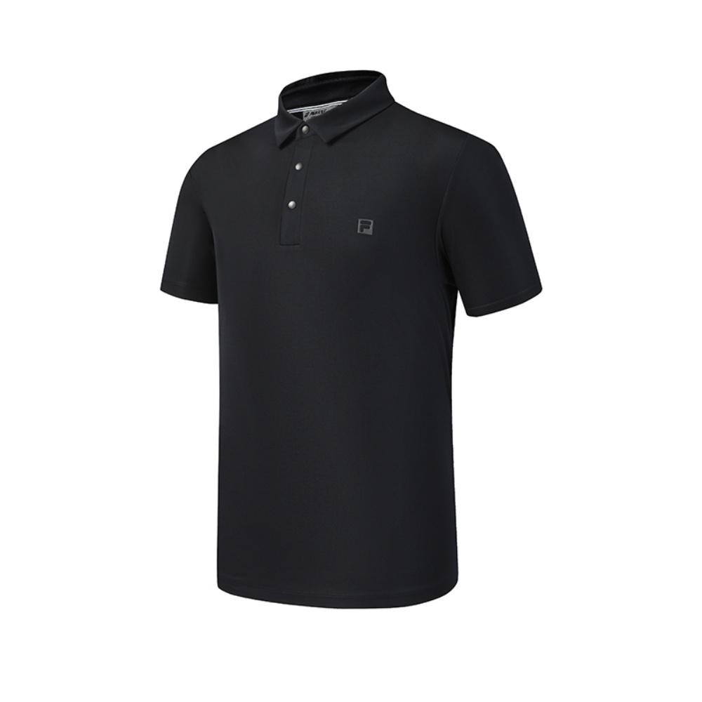 

FILA Golf Series Fashion Simple Classic Quality Sports Casual Versatile Comfortable Knitted Short Sleeve Polo Shirt Men tops A11M625123FNV L