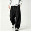 Men's Retro Wide Leg Pants with Loose Straight Fit