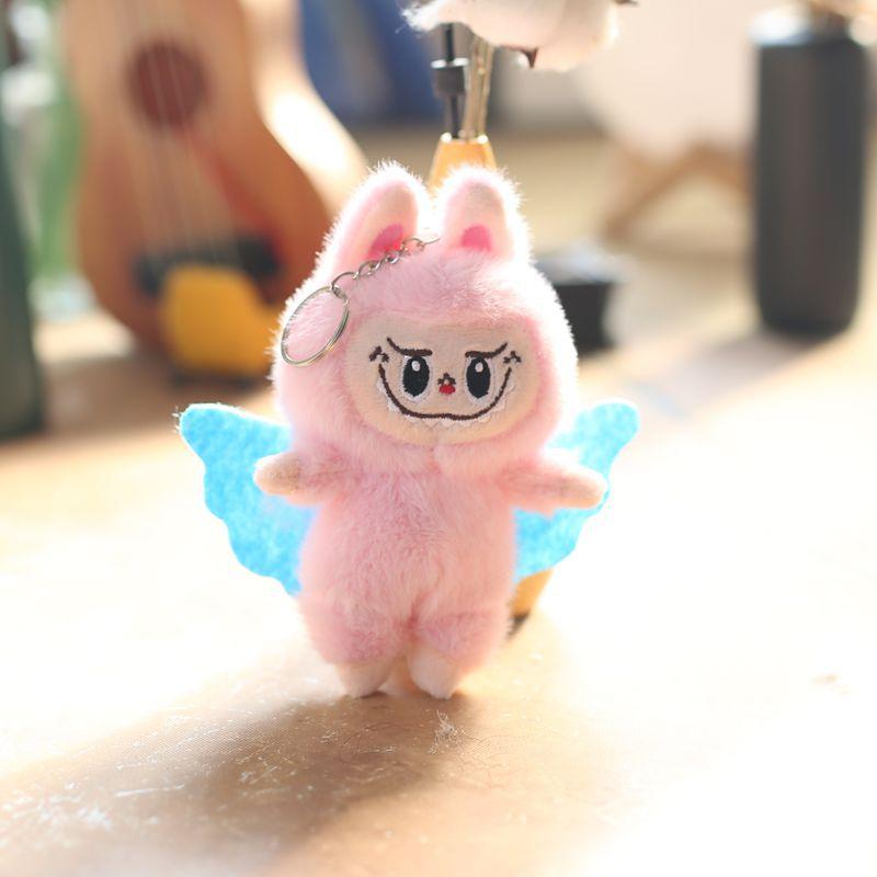 Cute Cute Angel Ragbub Pendant Plush Toy Doll Cartoon Rabbit Bag Hanging Keychain
