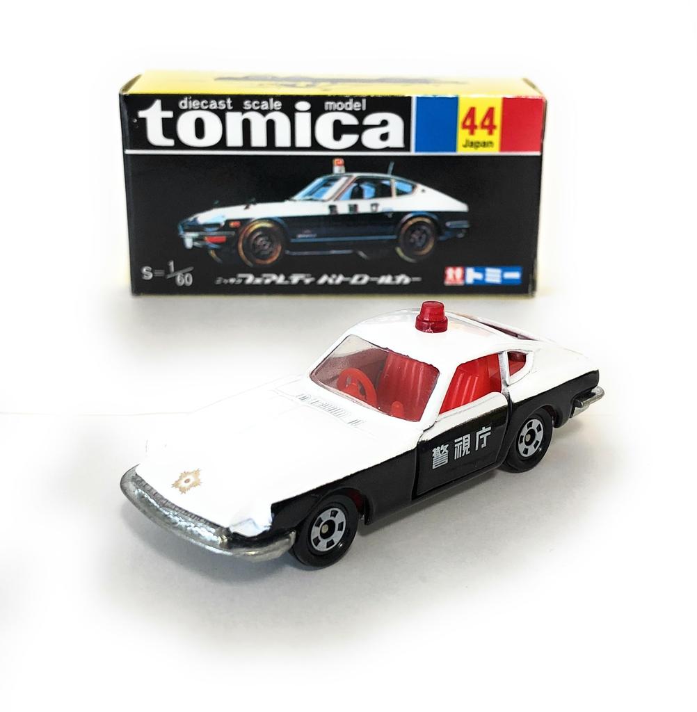 Tomica 30th Anniversary Reprint Edition Black Box 44 Nissan Fairlady Police Car