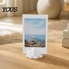 Display Stand For Photos 5Pcs 3D Printed Photo Stand, Decorative Rack, Lovely Cloud Shape Picture Precious Memory Frame Holder for Leaf