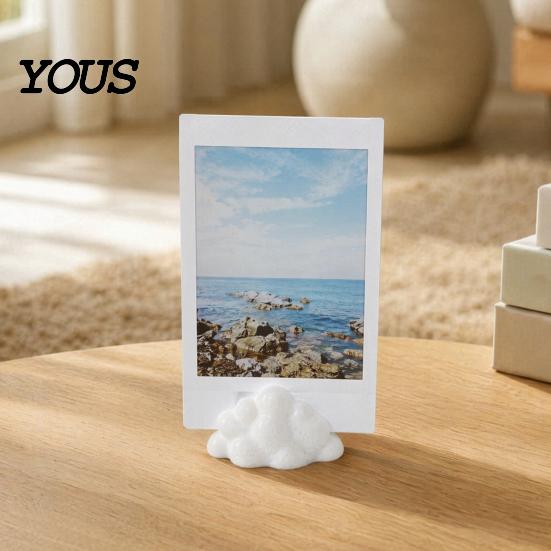 Display Stand For Photos 5Pcs 3D Printed Photo Stand, Decorative Rack, Lovely Cloud Shape Picture Precious Memory Frame Holder for Leaf