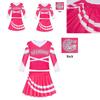 Halloween Cheerleader Outfit For Girls Perfect For Role Play And Dress-up