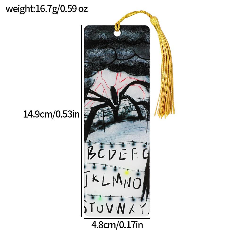 Stranger Things Akrylowe Zakładki Horrorowe Akcesoria dla Czytelników Artykuły Papiernicze dla Uczniów Biurowe Artykuły dla Nauczycieli