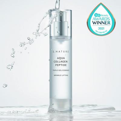 Aqua Collagen Peptide Triple Jell Essence, nawilżający, Kbeauty, koreański kosmetyk, próbka