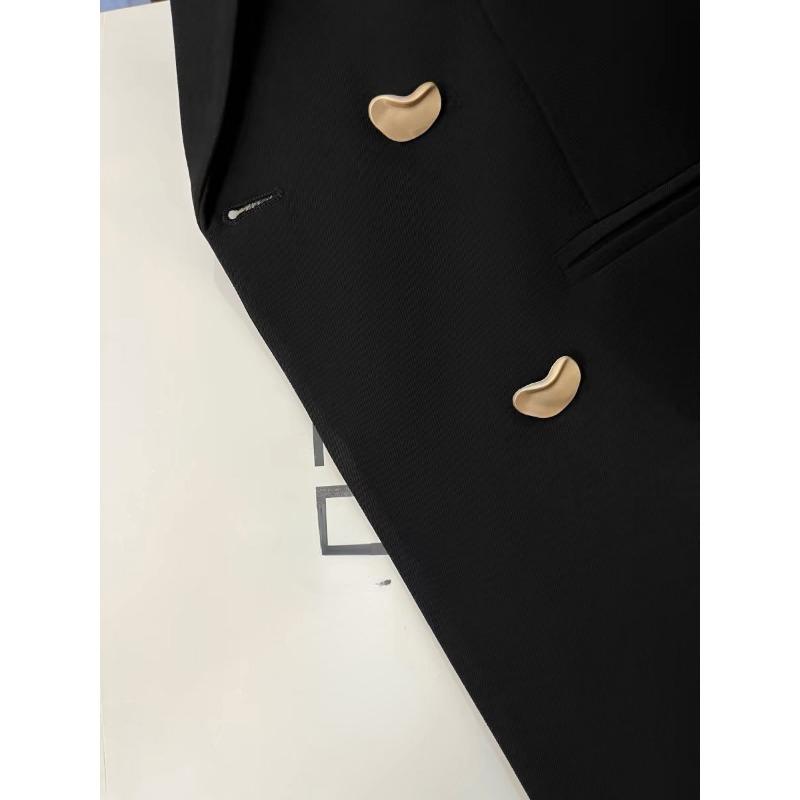 Versatile and Fashionable Korean Style Loose Grey Suit Jacket, Perfect for Autumn with British Trendiness