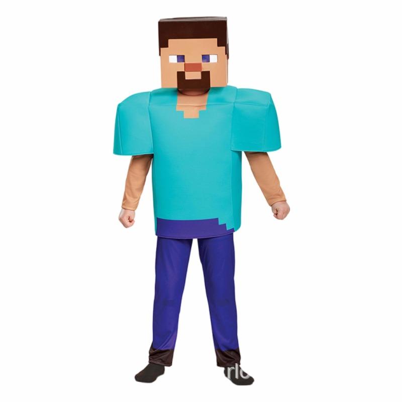 Minecraft adult parent-child cosplay costume MC halloween costume children costume cosplay