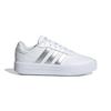 Women's Casual Trainers Court Platform White