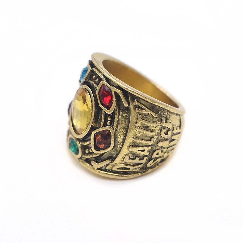Marvel Avengers Infinity War Thanos Gauntlet Power Ring Jewelry Ornament Cosplay