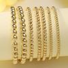 Fashion Simple Bead Bracelet Set For Women Vintage Minimalist Elegant Exquisite Round Bracelets Vacation Date Daily Wear Jewelry