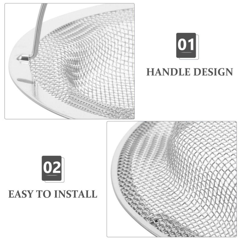 Round Sink Strainer Mesh Durable Hair Catcher Hair Filter Drain Stopper Filter  Kitchen