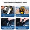 Light Weight 12V/24V Car Cooling Fan 360 Rotation Low Sound High Speed Air Cooing Fan For Cab Vehicle