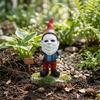 SPINNDO Halloween Decorations Outdoor, Horror Decor Garden Gnome Statue