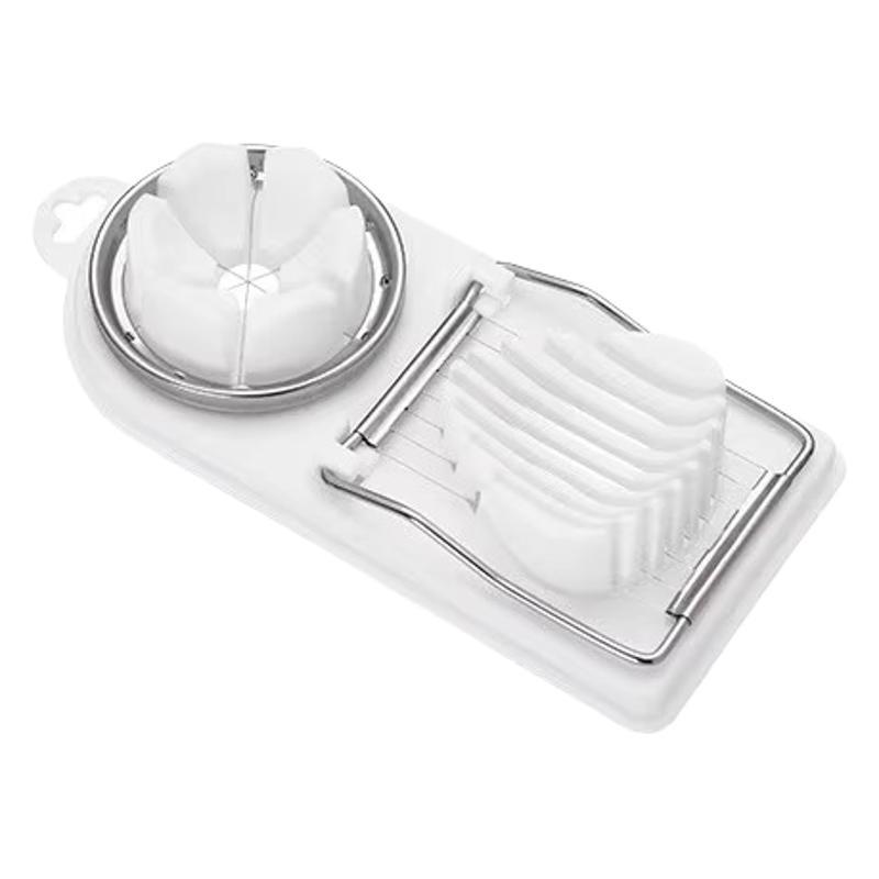 Multifunctional Egg Slicer Stainless Steel Manual Preserved Egg Slicer Egg Slicer All-in-one Preserved Egg Divider