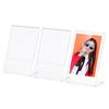 3 Packs 3inches L Shape Acrylic Photo Frame Transparent Mini Stand Compatible with Fujifilm Instax Mini 8 8+ 70 7s 90