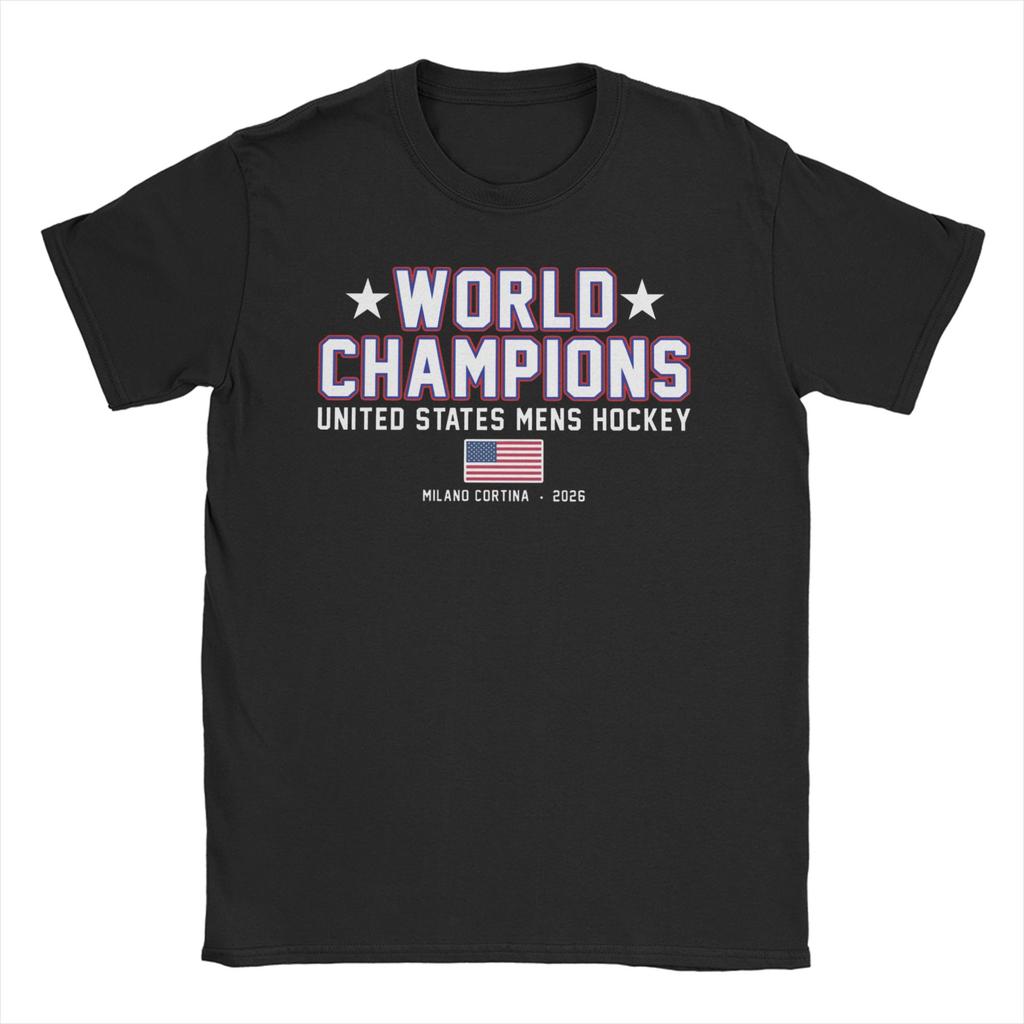 Unisex Women T-Shirt Usa Hockey  Crazy 100% Cotton Tee Shirt Short Sleeve  T Shirt Crew Neck Tops Gift Idea