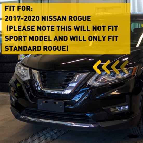 Fit 2017 2018   Nissan Front Rogue Bumper Tow Hook Cover 622A0-6FL0H