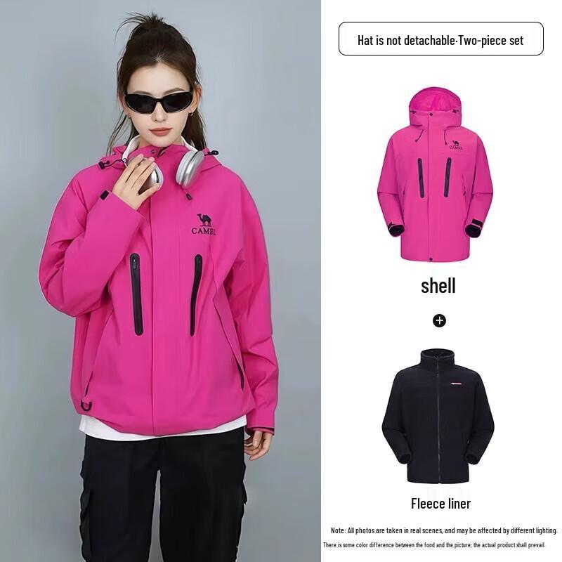 CAMEL Unisex 3-in-1 Outdoor Jacket L