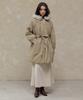 ITOV SEOUL Trench Fur Field Jacket Beige
