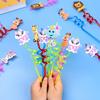 Straws 10pcs Plastic Cartoon Animals for Family Gatherings Pool Parties