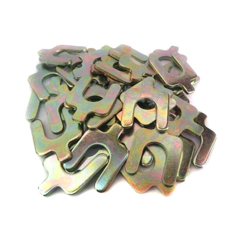 

50 Pcs Four Wheel Alignment Insert U-shaped Shims Auto parts Four-wheel Positioning Adjustment Washer U-type Plug Gasket 1mm