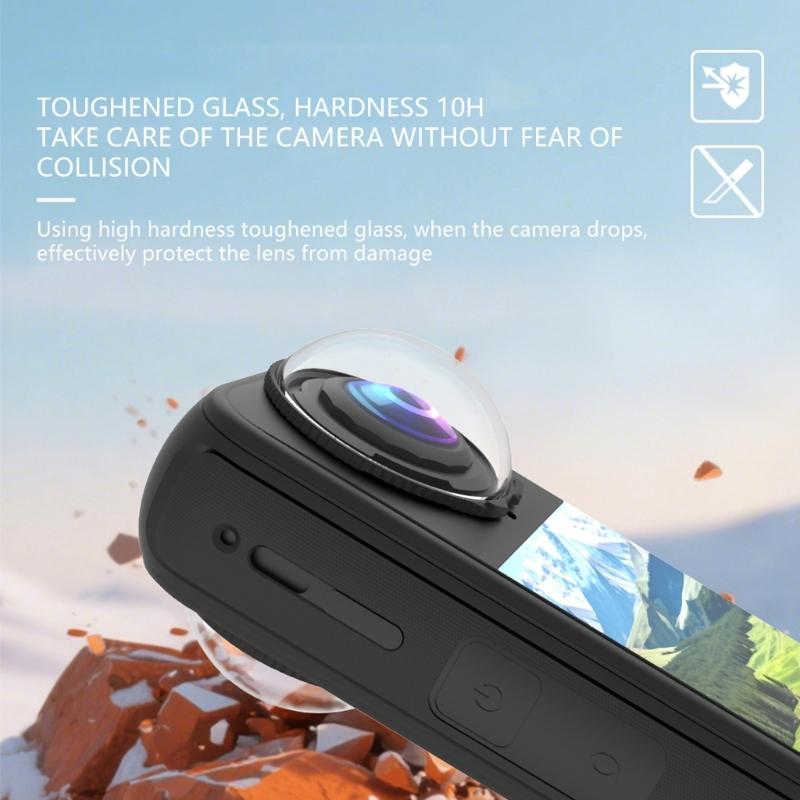 2Pcs High Transparency Optically Glass Camera Cover 10H Scratch Resistant Waterproof Easy UseLightweight Design