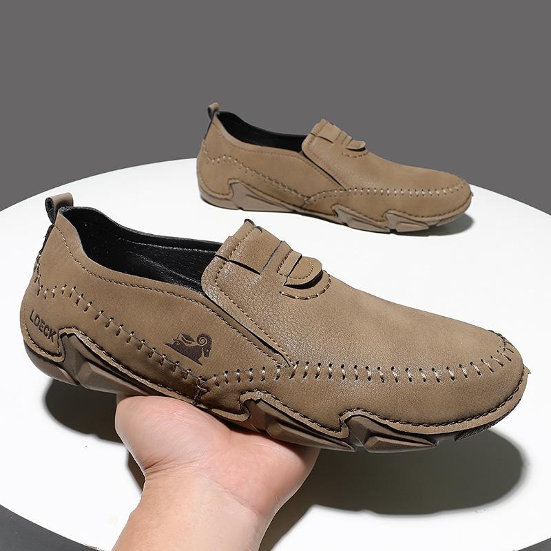 Pantofi Noi pentru Bărbați Pantofi Casual din Piele Tendință Outdoor Pantofi Sport de Timp Liber Bărbat Mocasini Slip-on Adidași 38-48
