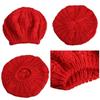 2023 New Fashion Winter Women Beret Warm Knitted Baggy Beanie Hat Pretty Comfortable Plain Caps Multicolor Elasticity Ski Cap