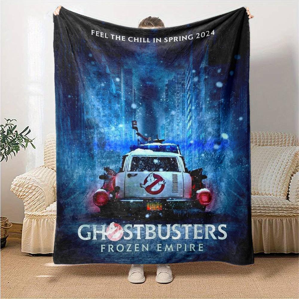 Ghostbusters Blanket Ultra-Soft Perfect for Office Chair Livingroom Picnics All-Season Use Modern Birthday Christmas Gift Blanket