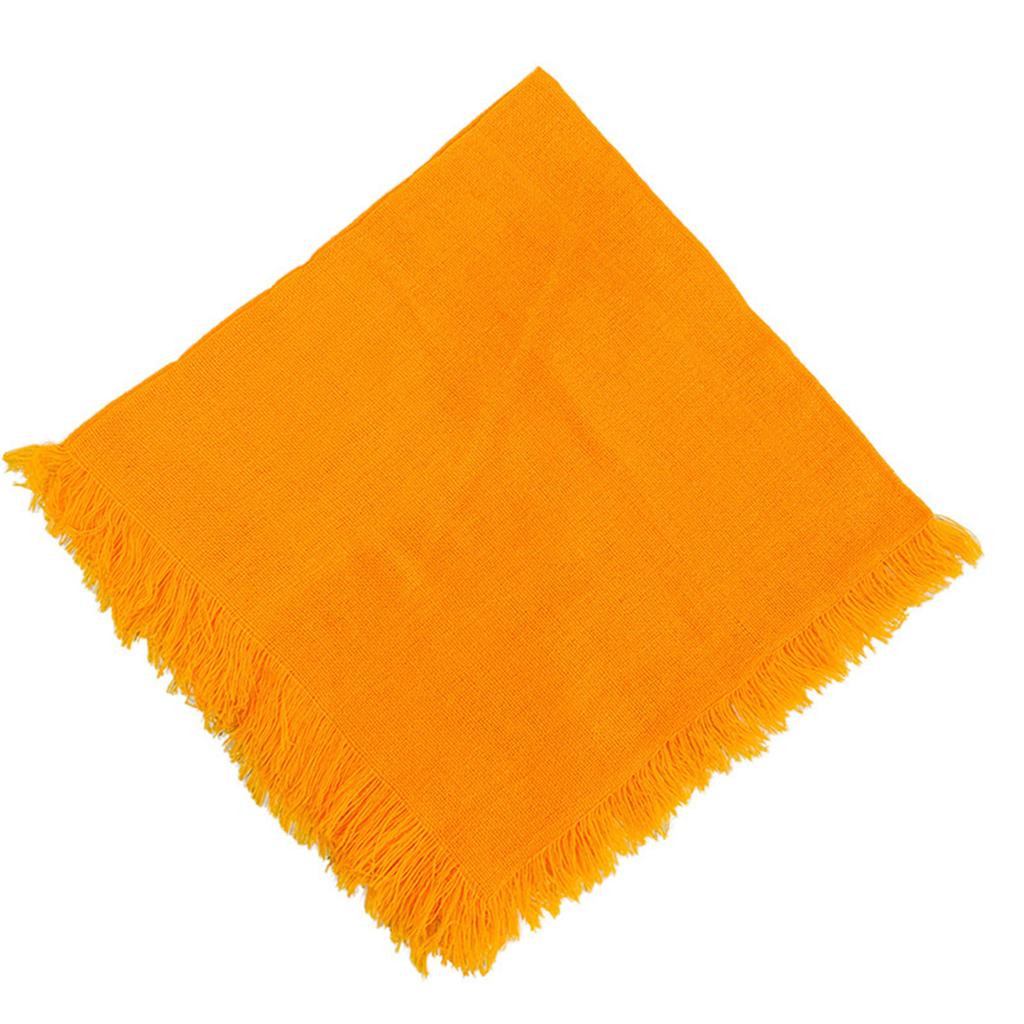 Popular Rural Headwrap for Adult Unisex Fashion Solid Color Furry Trim Headcover Breathable Thin Bandanas for All Age