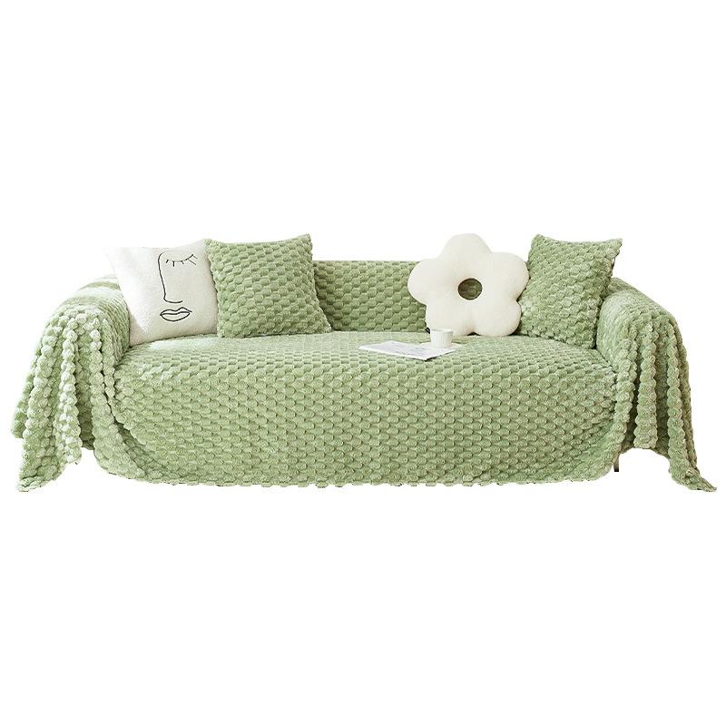 Winter Thickened Cotton Velvet Sofa Cover Cloth A Whole Piece of Full Covered Armrest Cover Towel Sofa Cover All-Inclusive Universal Seat Cushion