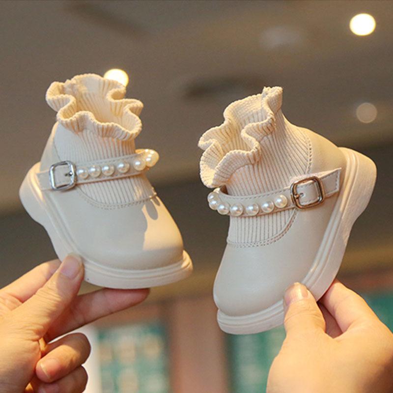 Children's Martin boots 1 3 years old soft-soled princess shoes baby boots children's shoes baby girl fashion toddler shoes boots