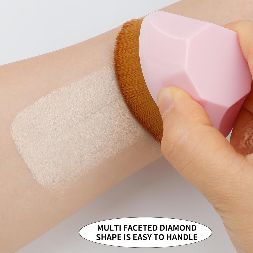 Makeup Brush Puff Set Foundation Concealer 2-in-1 Double Head Makeup Brush No. 55 Makeup Brush Beauty Tool