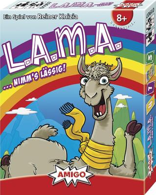 AMIGO Kartenspiel 56 70 1 Spielanleitung LAMA - / ...NIMM`S LÄSSIG / Karten, Chips,